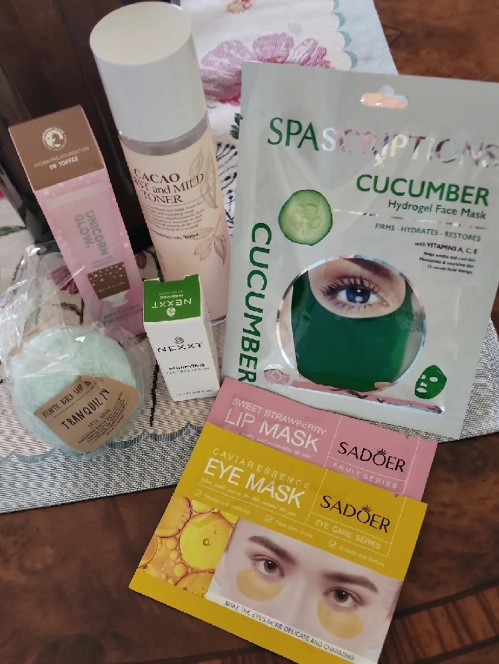 ✨️🧼Self-Care Beauty Bundle Skincare Set w/ Face Masks, Toner, Serum & Bath Bomb
